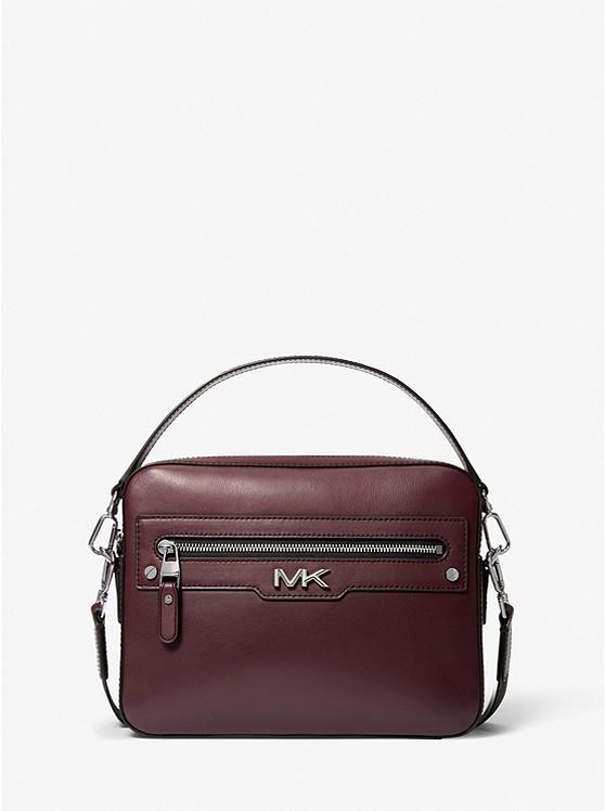 Túi Michael Kors Varick Leather Camera Bag Nam Đỏ Đun