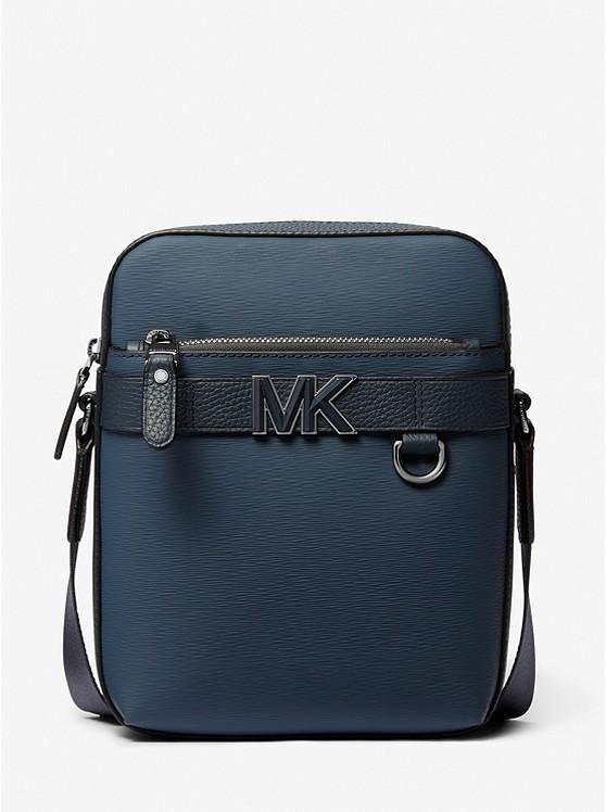 Túi Michael Kors Hudson Leather Flight Bag Nam Xanh Navy