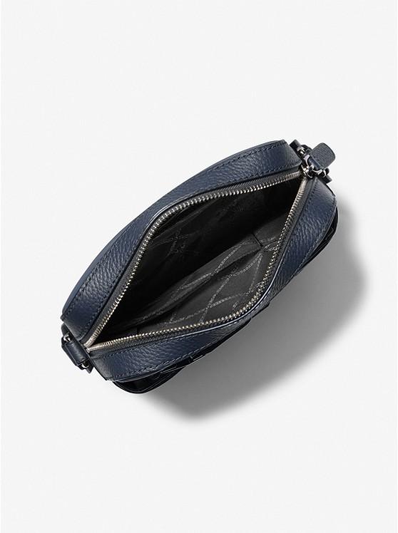 Túi Michael Kors Hudson Leather Flight Bag Nam Xanh Navy