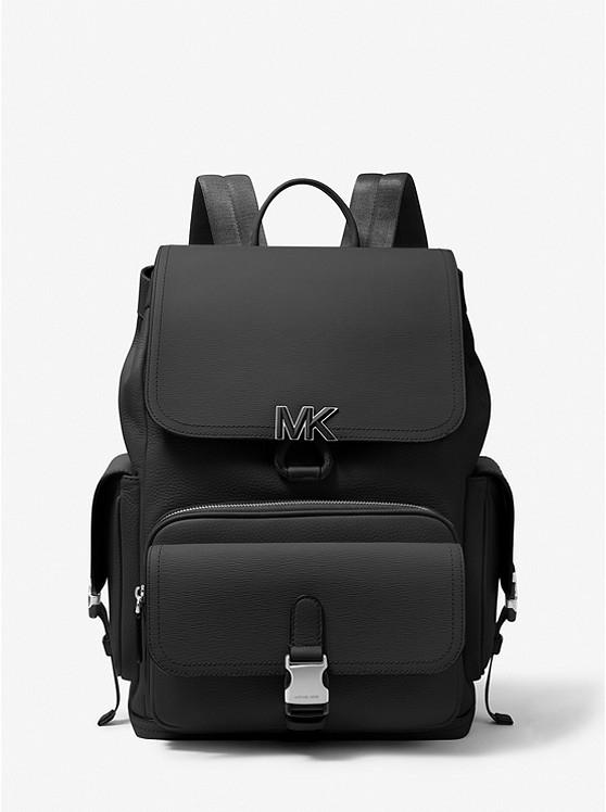 Túi Michael Kors Hudson Leather Backpack Nam Đen