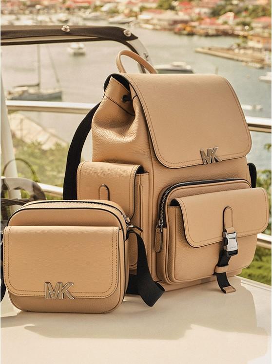 Túi Michael Kors Hudson Leather Backpack Nam Be