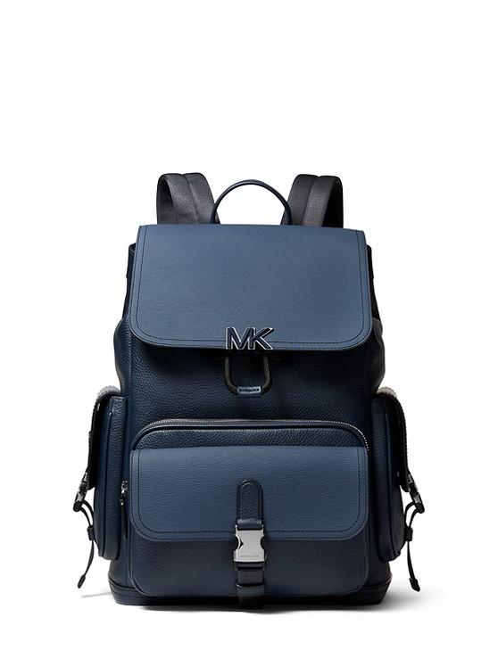 Túi Michael Kors Hudson Leather Backpack Nam Xanh Navy