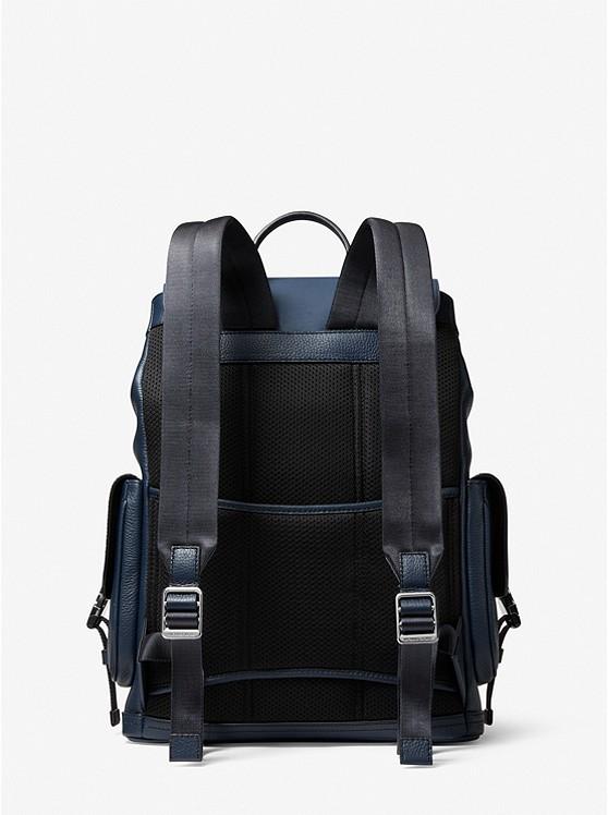 Túi Michael Kors Hudson Leather Backpack Nam Xanh Navy