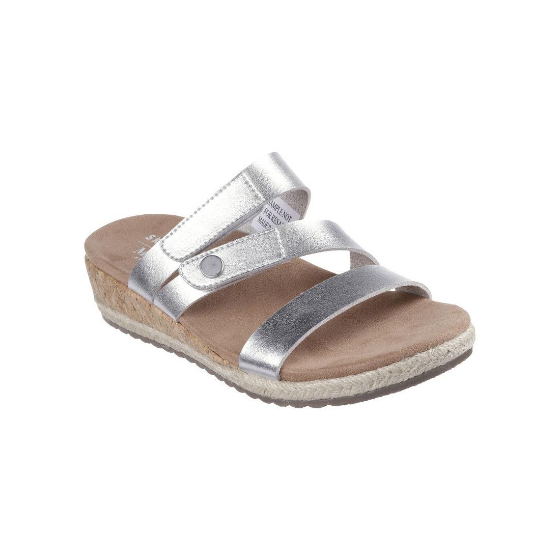 Dép Skechers Martha Stewart: Breezie - Shiny Luster Nữ Bạc