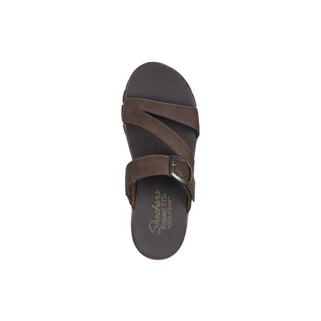 Dép Skechers Relaxed Fit: Easy Going - Slide On By Nữ Nâu Đậm