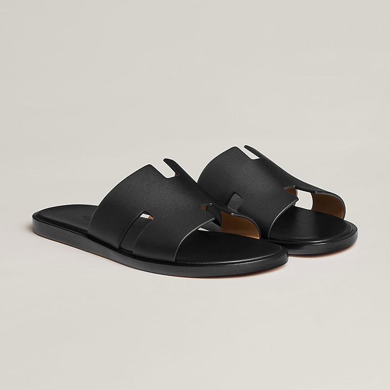 Giày Hermes Izmir Sandal Nam Đen