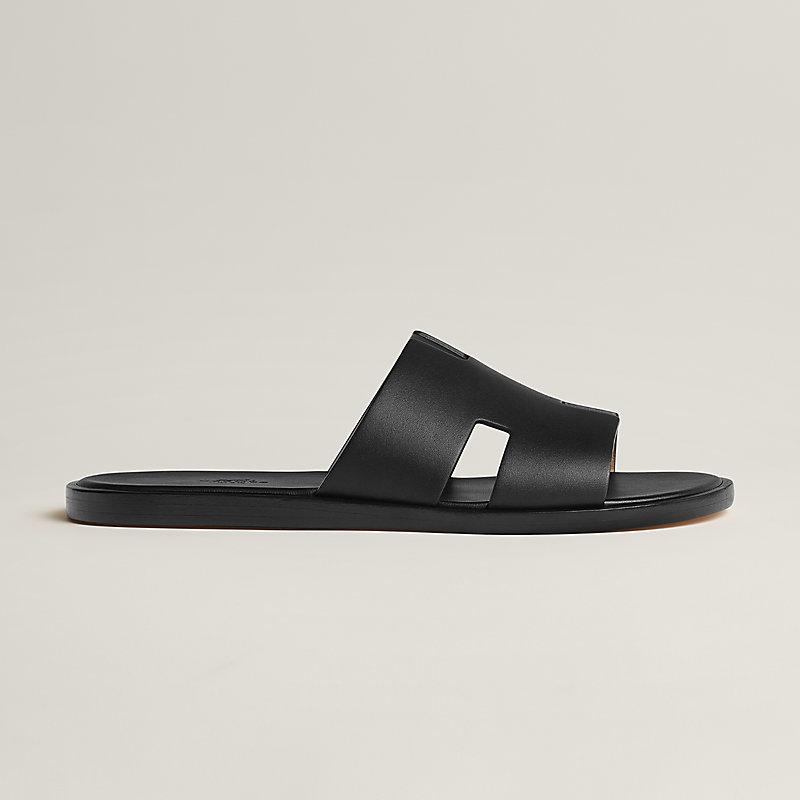 Giày Hermes Izmir Sandal Nam Đen