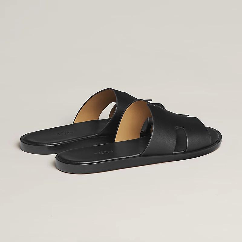 Giày Hermes Izmir Sandal Nam Đen