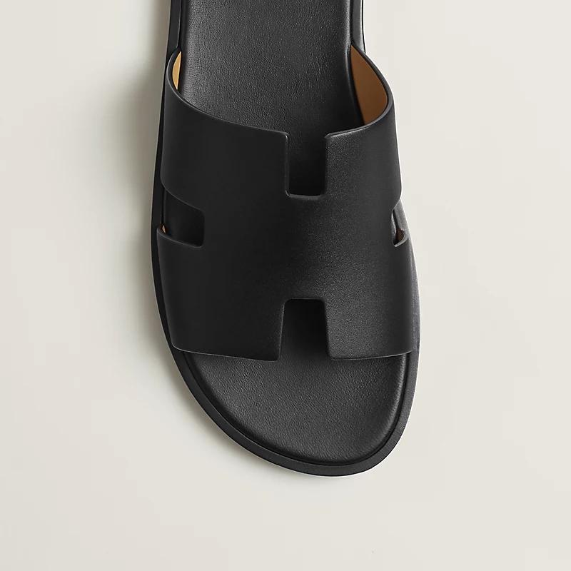 Giày Hermes Izmir Sandal Nam Đen