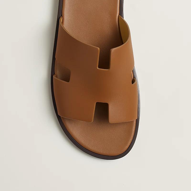 Giày Hermes Izmir Sandal Nam Nâu