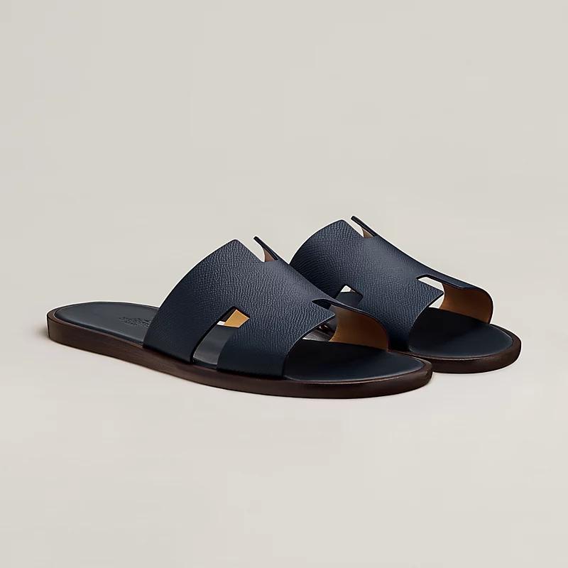 Giày Hermes Izmir Sandal Nam Xanh Navy