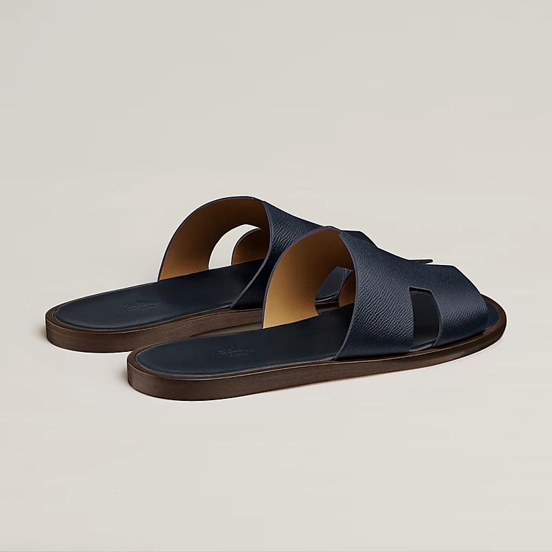 Giày Hermes Izmir Sandal Nam Xanh Navy