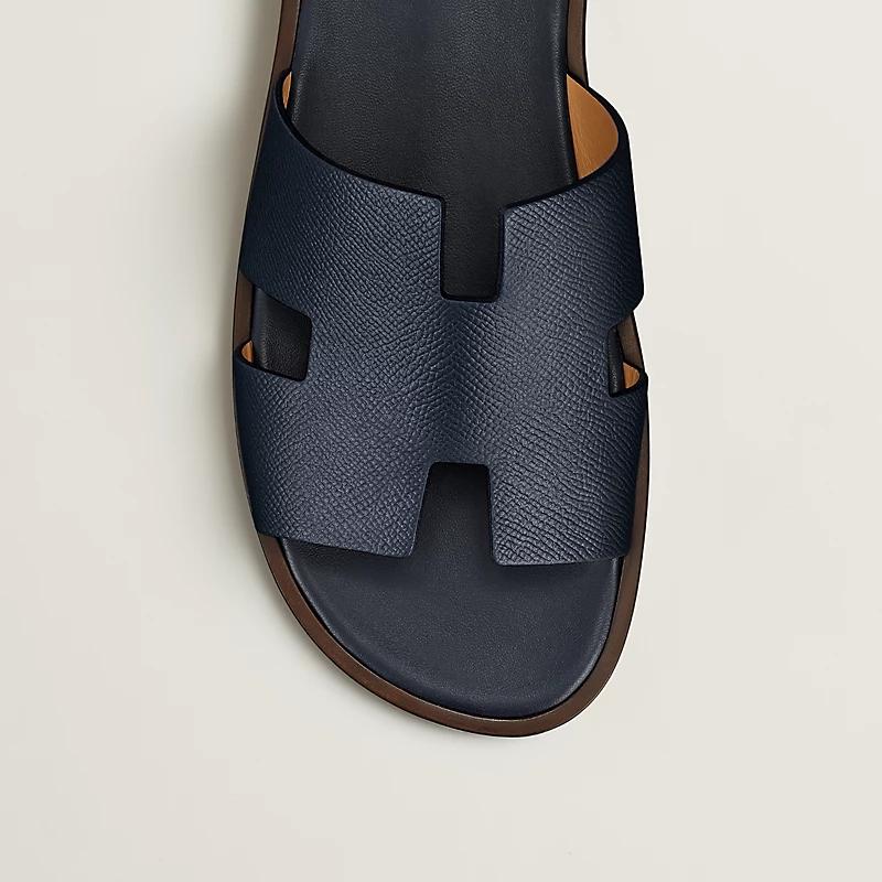 Giày Hermes Izmir Sandal Nam Xanh Navy