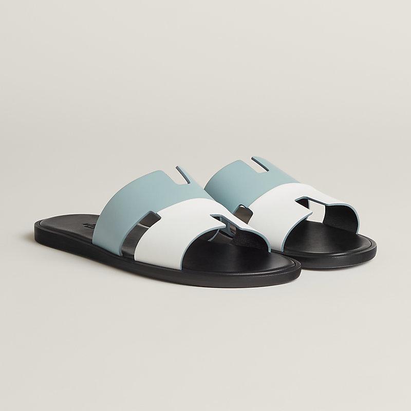 Giày Hermes Izmir Sandal Nam Đen Xanh Dương Trắng