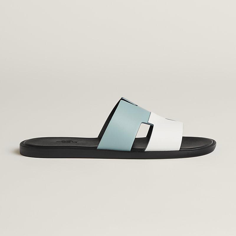 Giày Hermes Izmir Sandal Nam Đen Xanh Dương Trắng