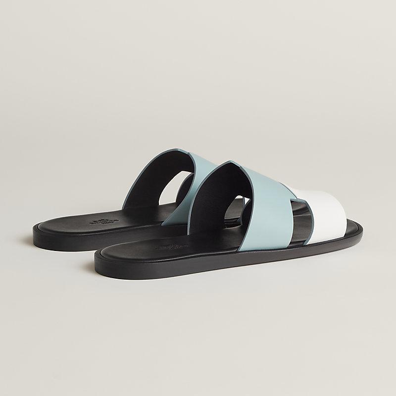 Giày Hermes Izmir Sandal Nam Đen Xanh Dương Trắng