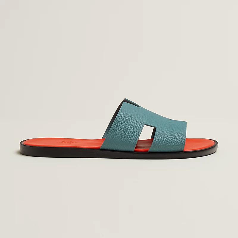 Giày Hermes Izmir Sandal Nam Cam Xanh Dương