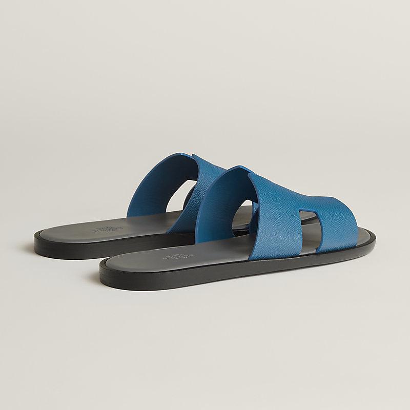 Giày Hermes Izmir Sandal Nam Đen Xanh Navy