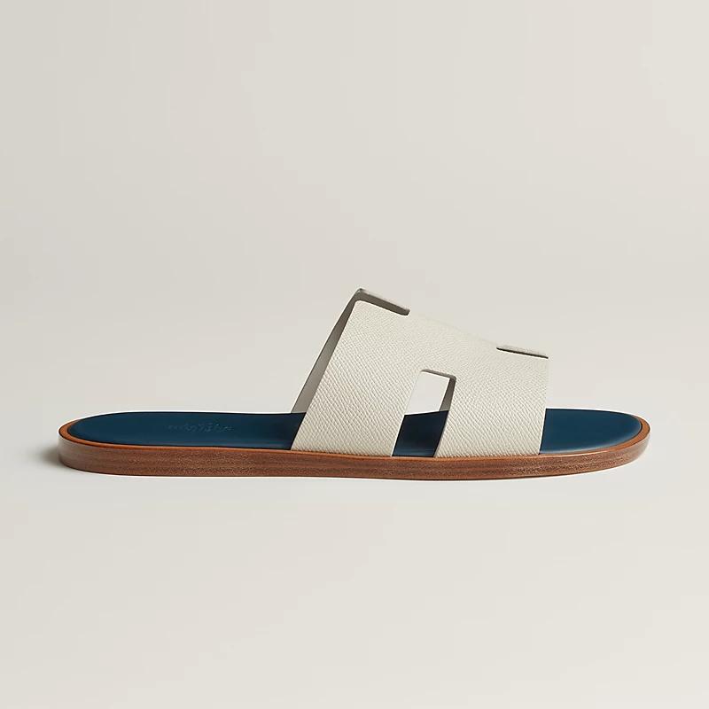 Giày Hermes Izmir Sandal Nam Xám Xanh Navy