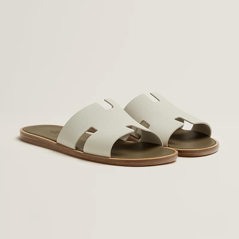 Giày Hermes Izmir Sandal Nam Nâu Xám