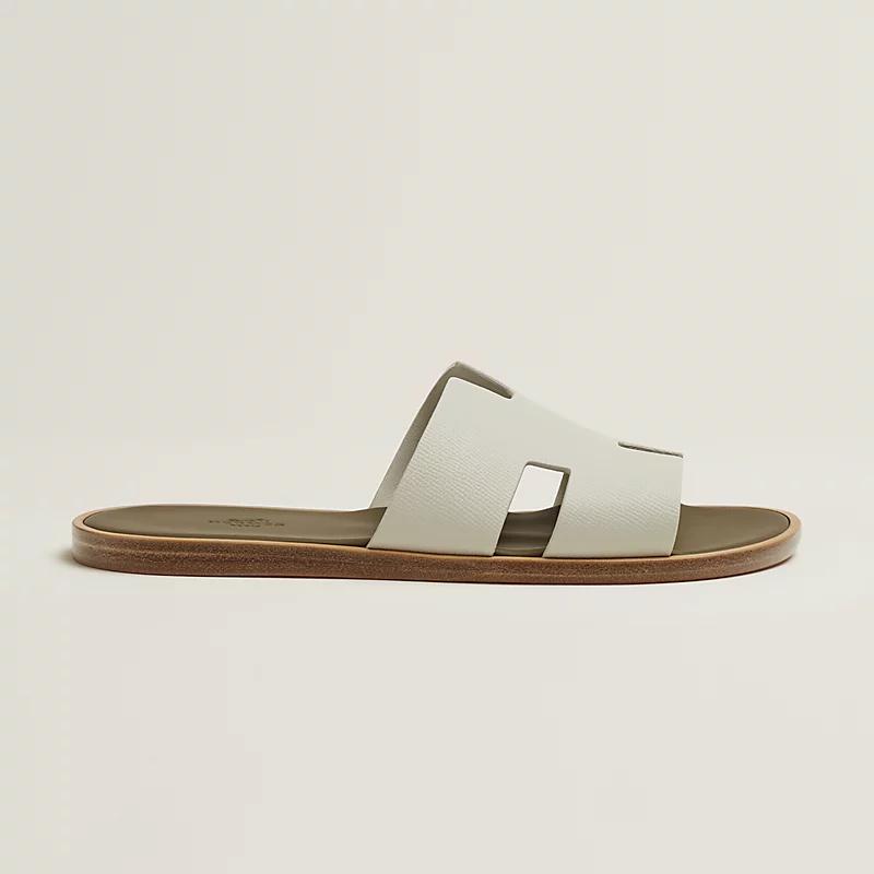 Giày Hermes Izmir Sandal Nam Nâu Xám