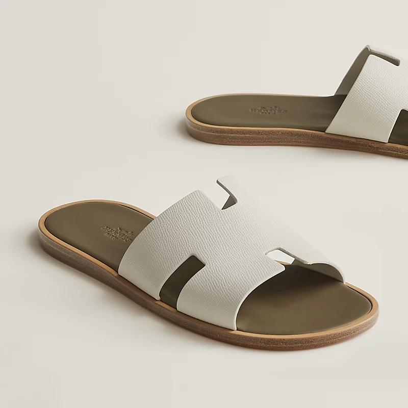 Giày Hermes Izmir Sandal Nam Nâu Xám