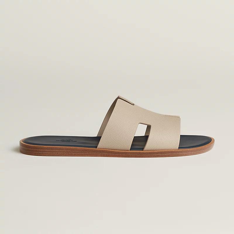 Giày Hermes Izmir Sandal Nam Xanh Navy Be