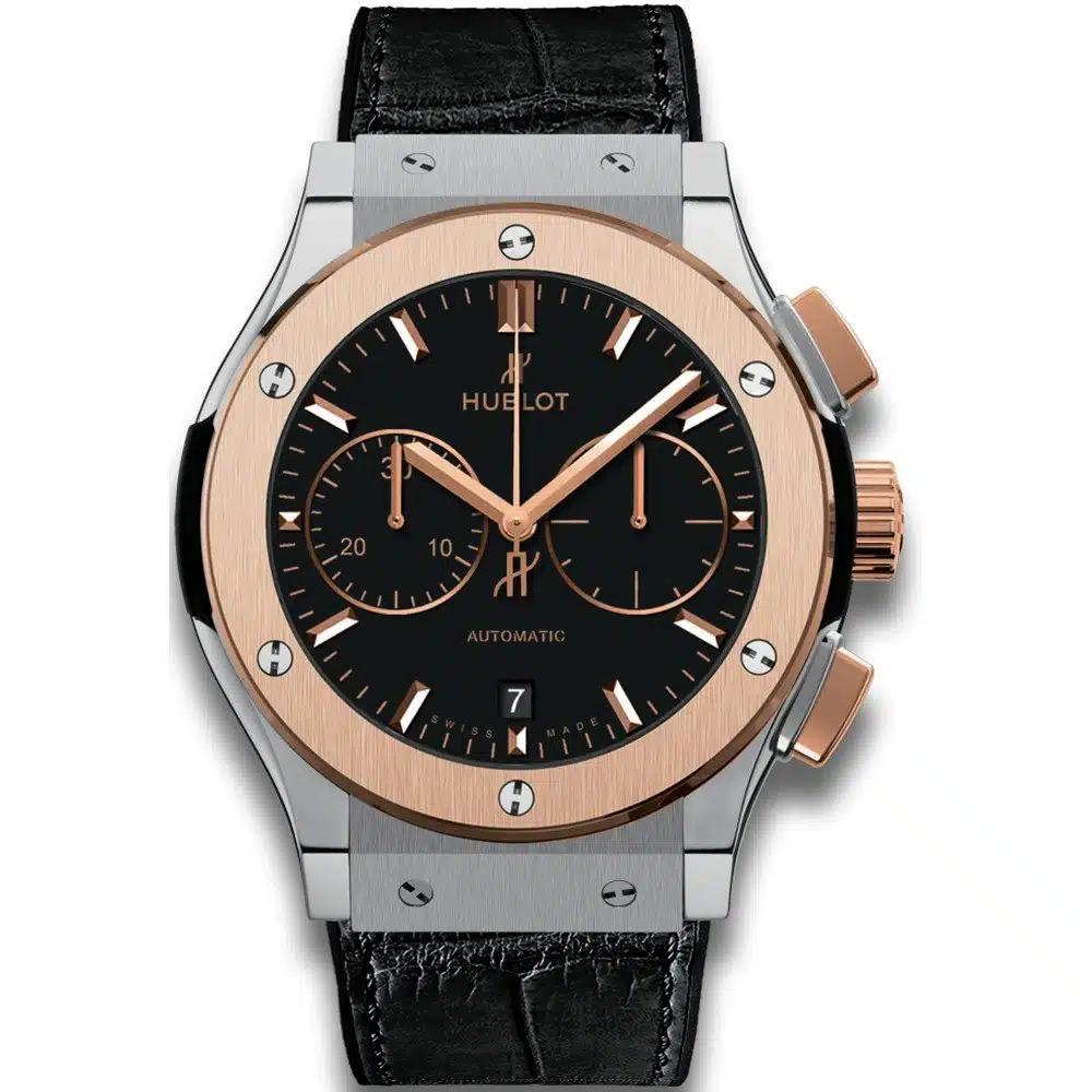 Đồng Hồ Hublot 521.No.1181.Lr Classic Fusion Chronograph 45Mm Nam Đen