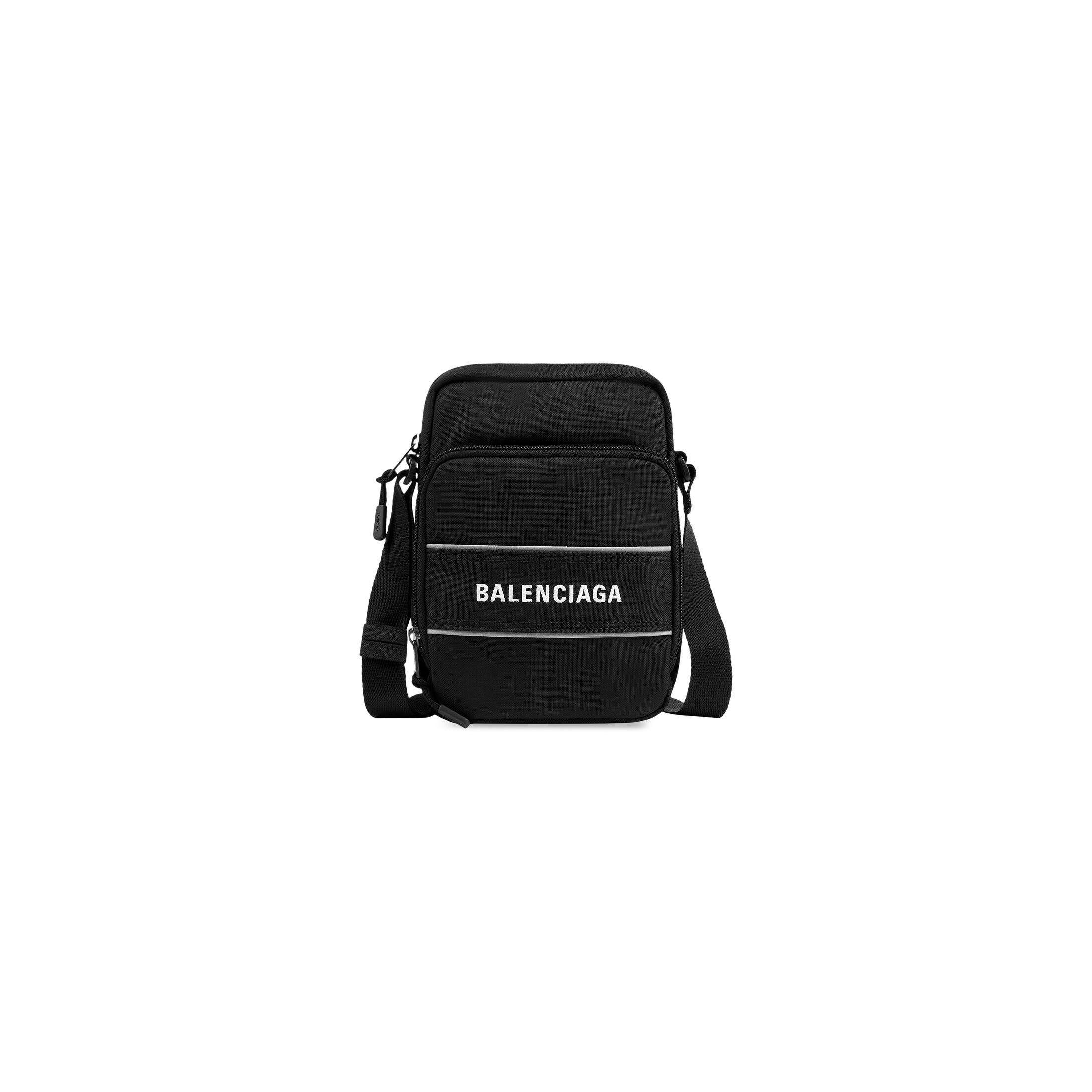 Túi Balenciaga Sport Small Messenger Bag Nam Đen