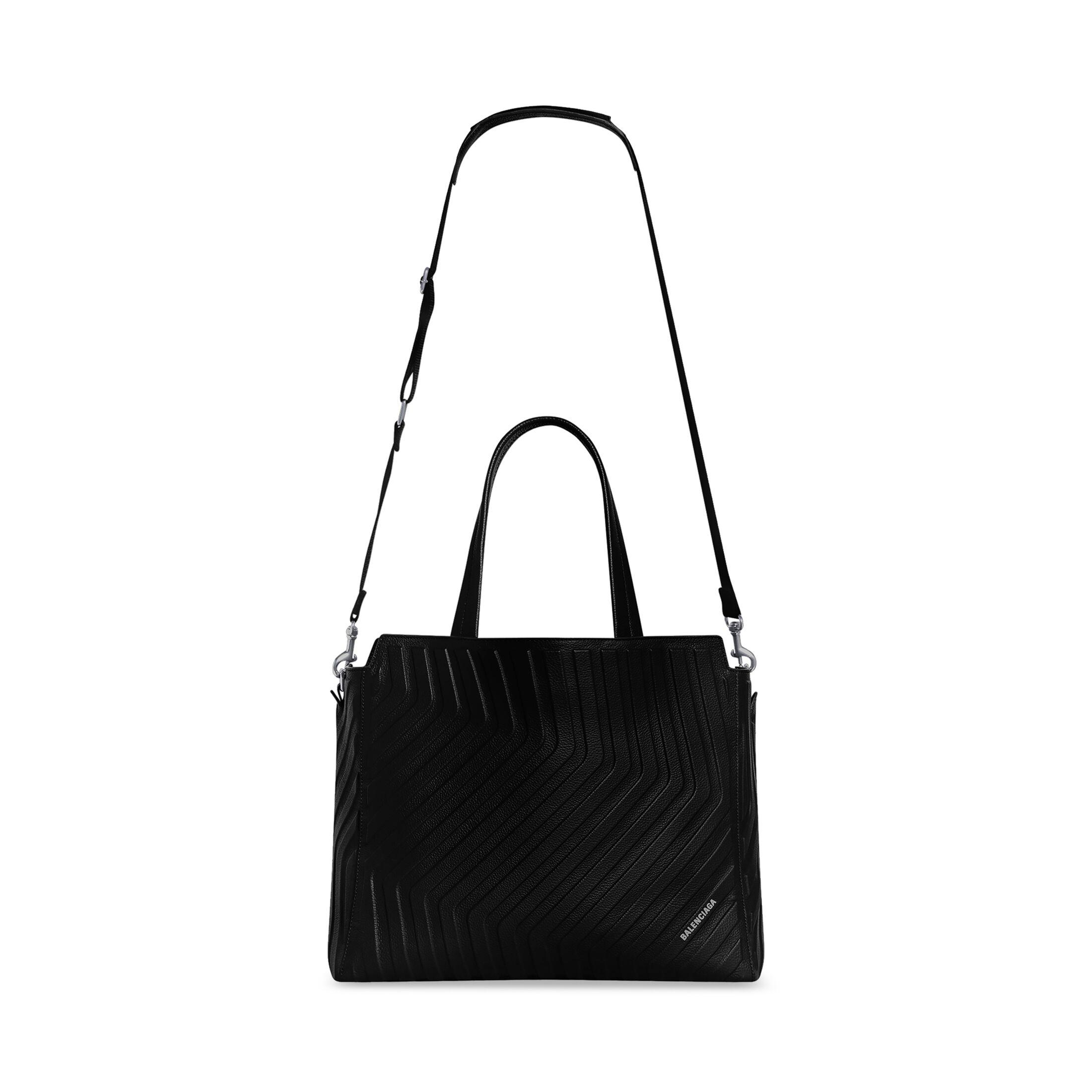 Túi Balenciaga Car Medium East-West Tote Bag Nam Đen