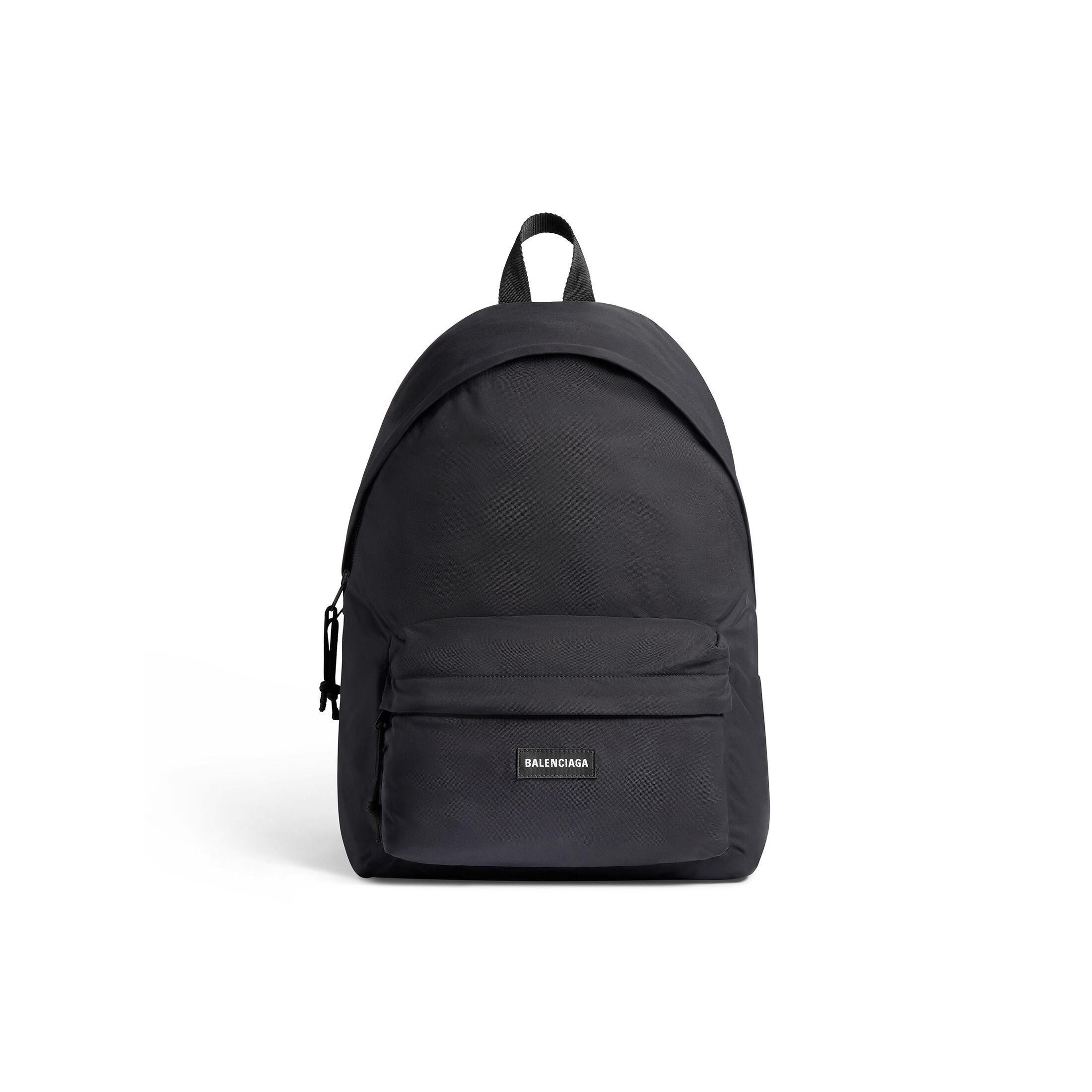 Túi Balenciaga Explorer Reversible Backpack Nam Đen