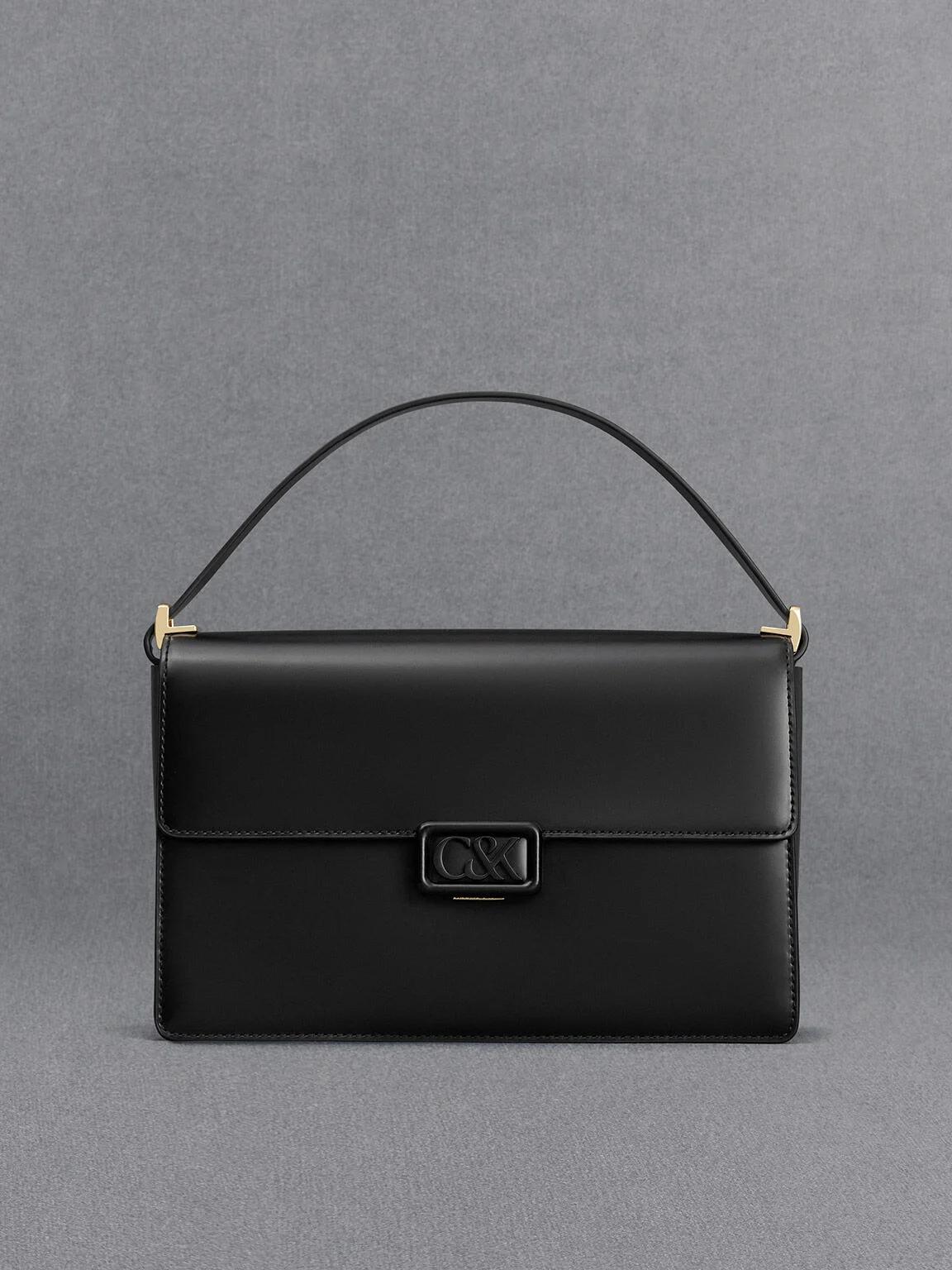 Túi Charles & Keith Leather Nữ Đen