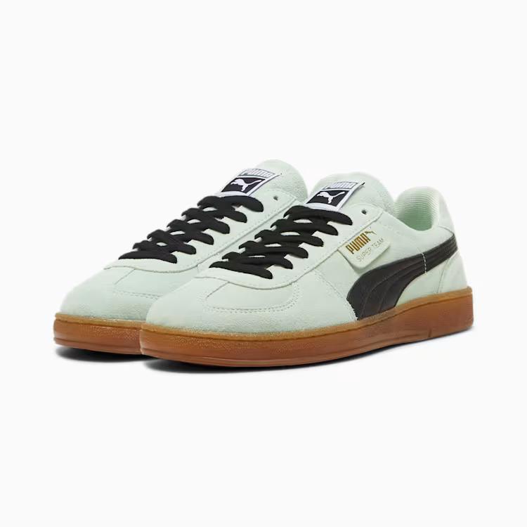 Giày Puma Super Team Suede Sneakers Nữ Xanh Mint