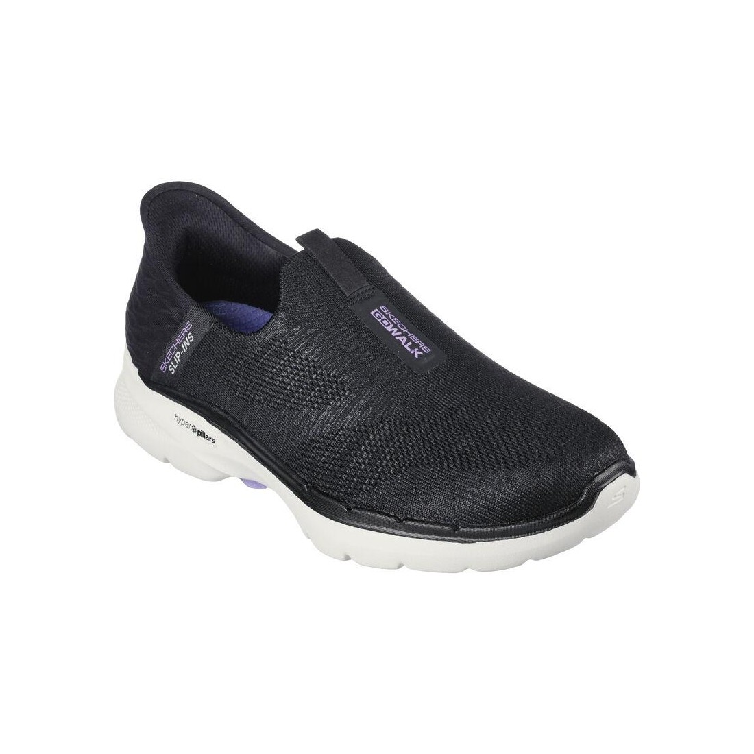 Giày Skechers Slip-Ins: Go Walk 6 - Fabulous View Nữ Đen