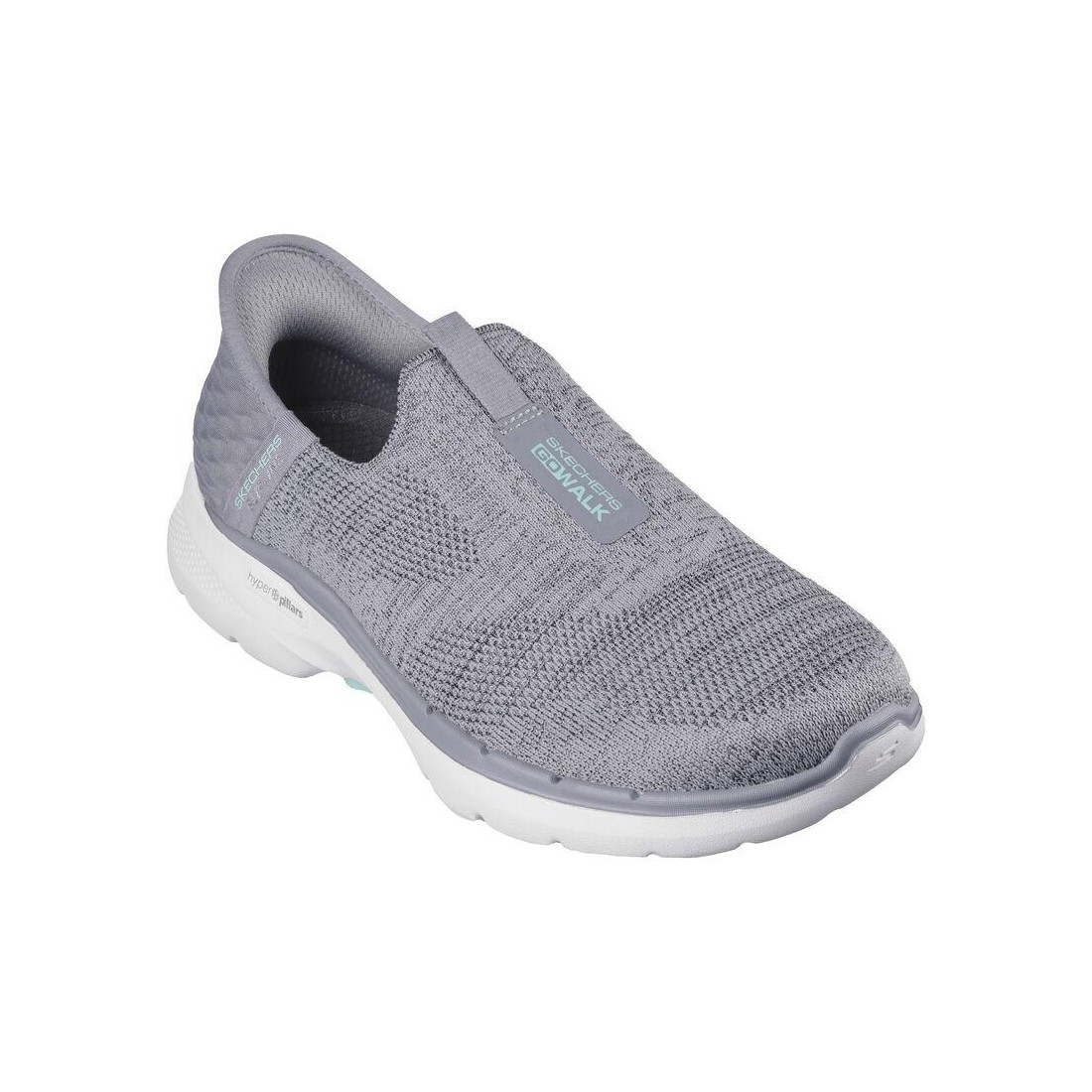 Giày Skechers Slip-Ins: Go Walk 6 - Fabulous View Nữ Xám