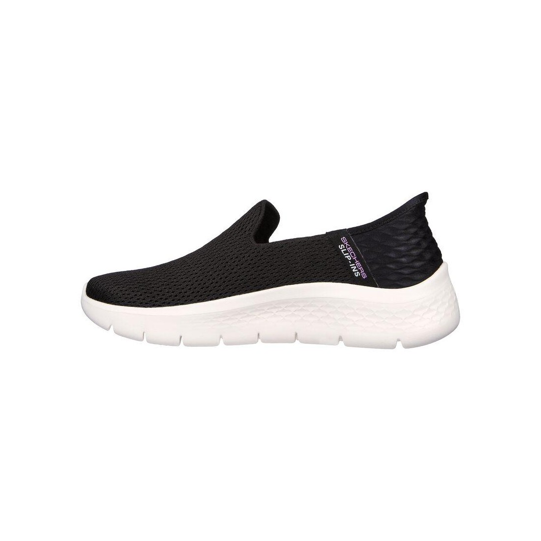 Giày Skechers Slip-Ins: Go Walk Flex - Relish Nữ Đen Trắng