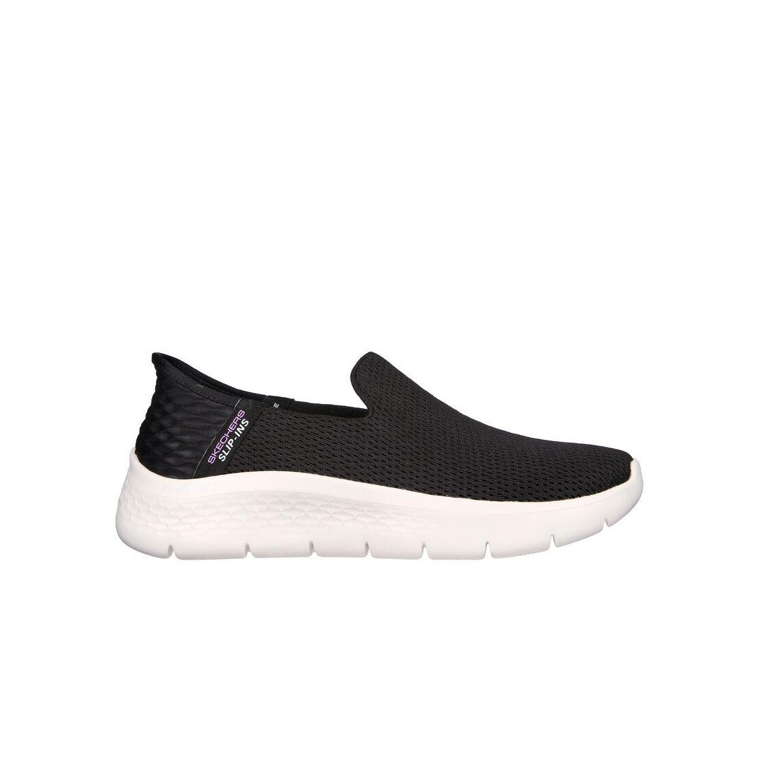 Giày Skechers Slip-Ins: Go Walk Flex - Relish Nữ Đen Trắng