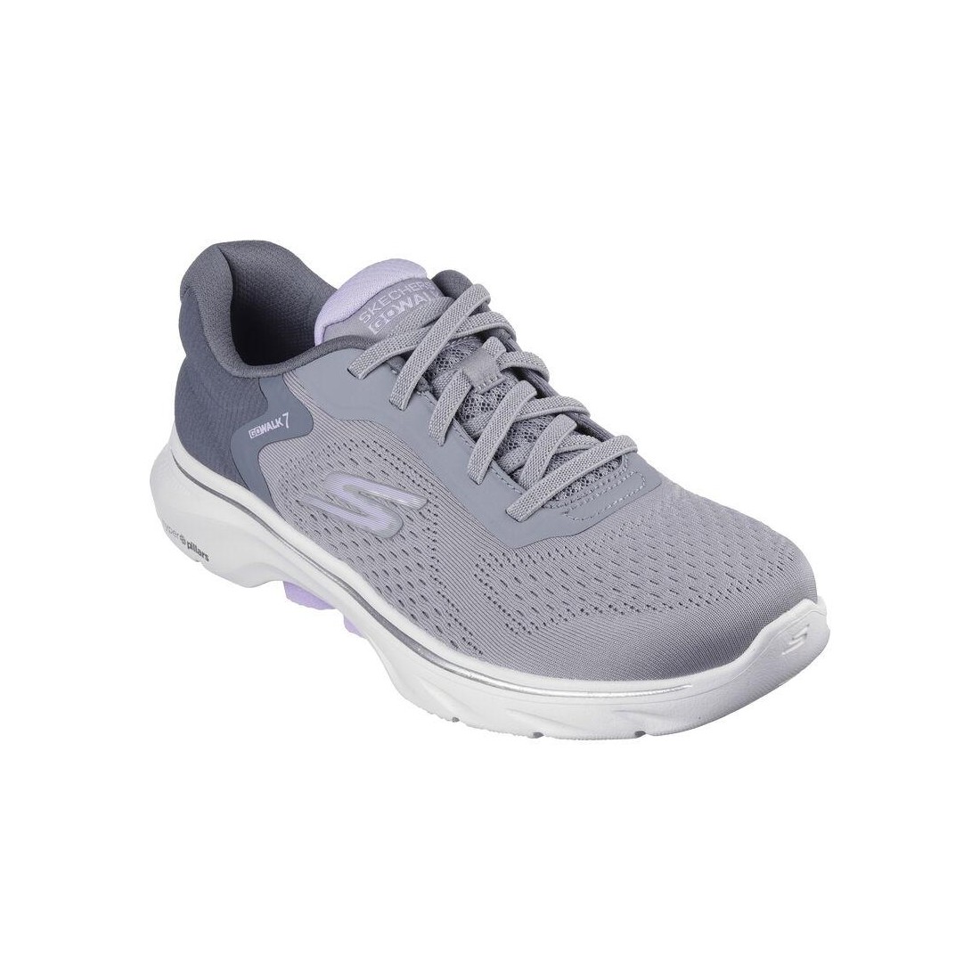 Giày Skechers Go Walk 7 - Cosmic Waves Nữ Xám