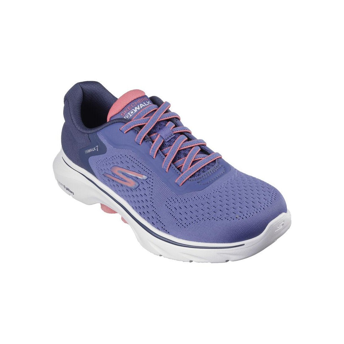 Giày Skechers Go Walk 7 - Cosmic Waves Nữ Xanh Navy