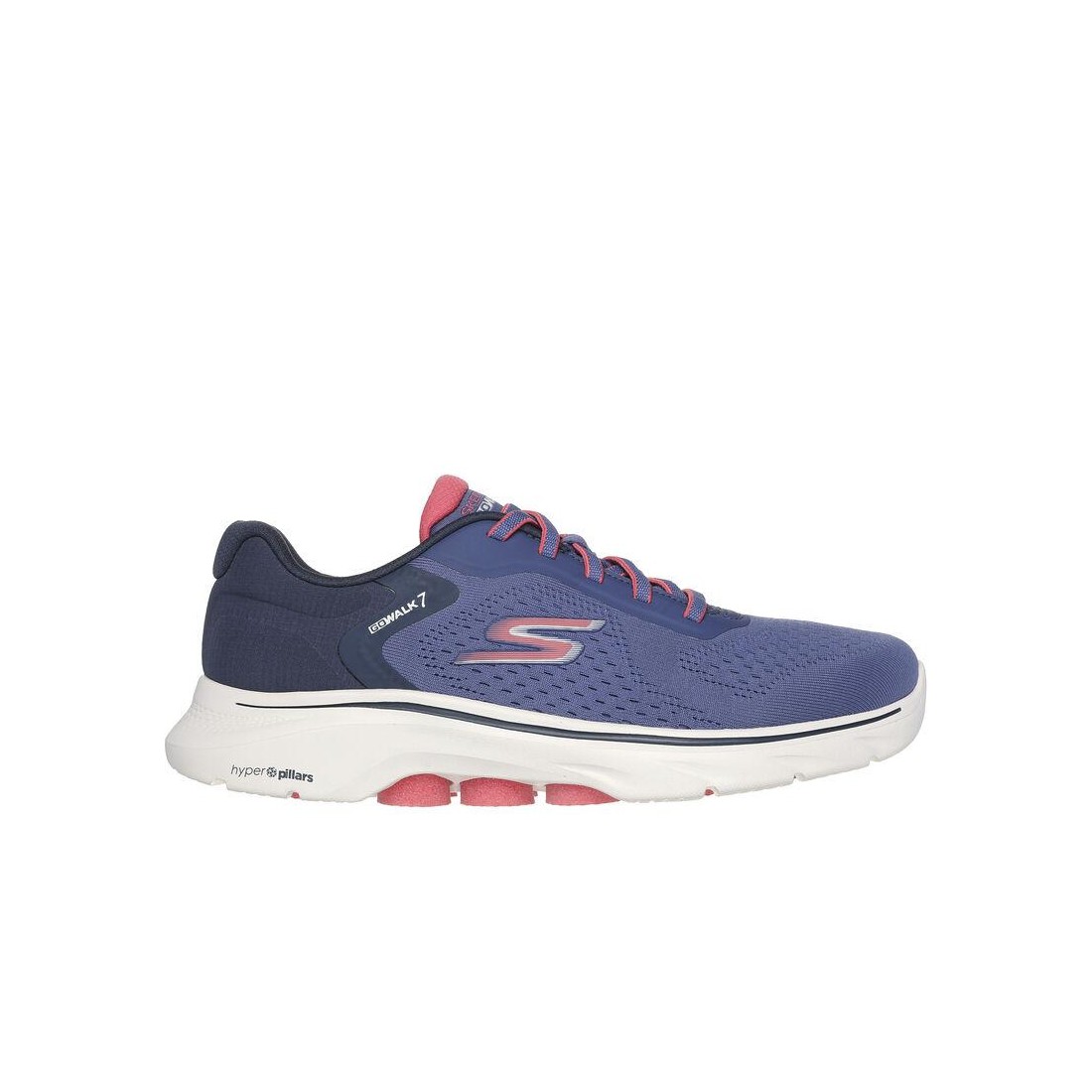 Giày Skechers Go Walk 7 - Cosmic Waves Nữ Xanh Navy