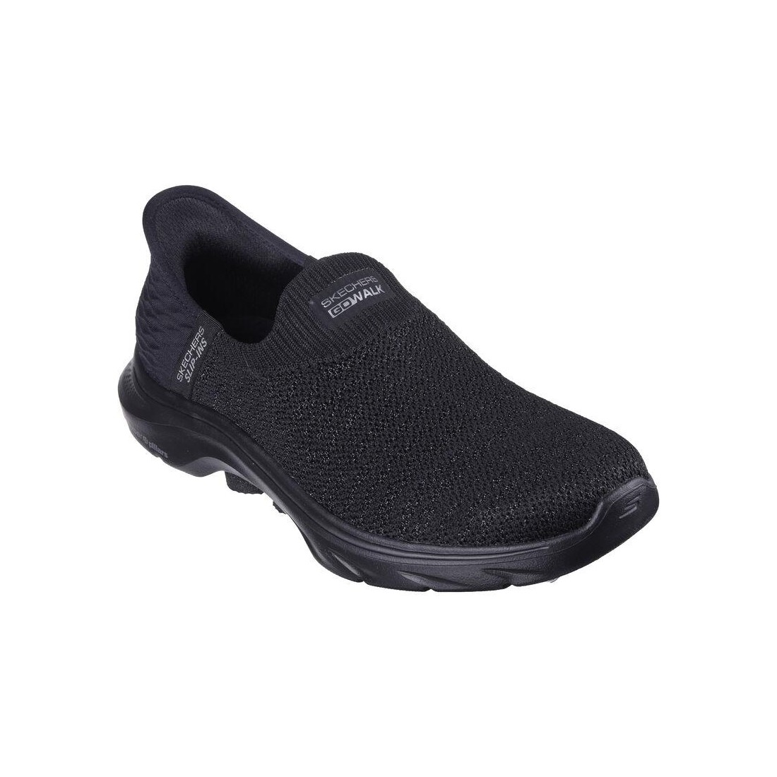 Giày Skechers Slip-Ins: Go Walk 7 - Springtime Nữ Đen