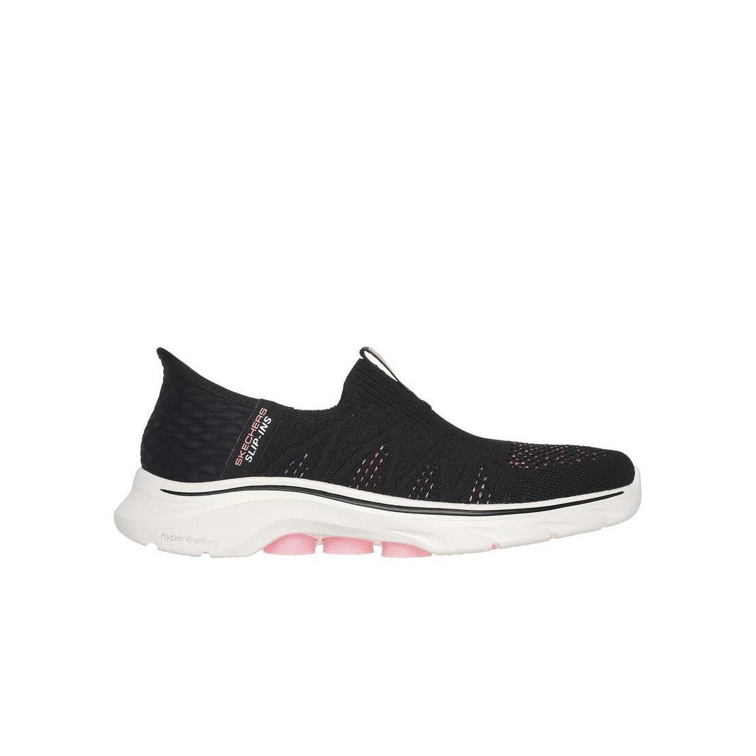 Giày Skechers Slip-Ins: Go Walk 7 - City Lights Nữ Đen