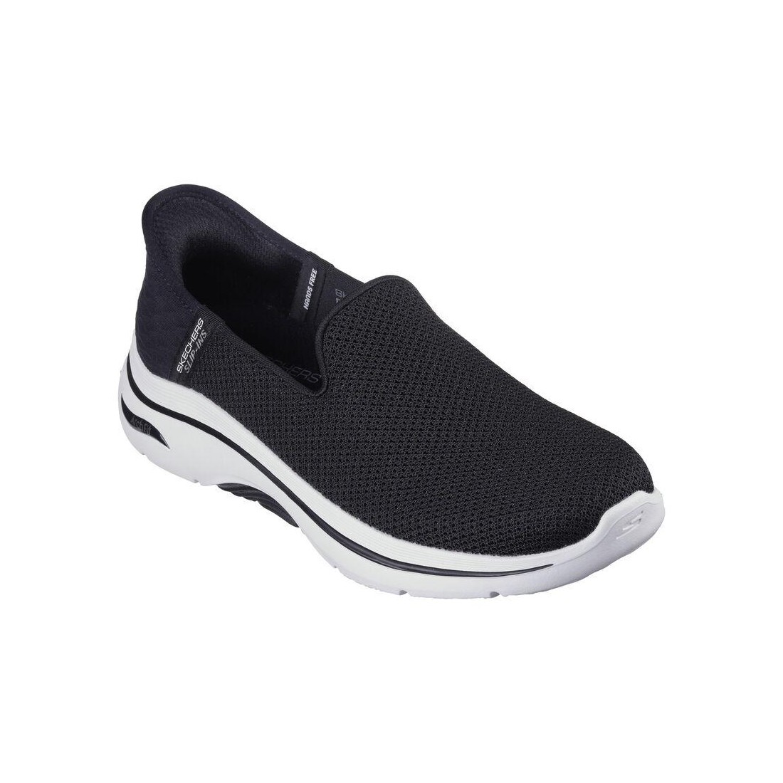 Giày Skechers Slip-Ins: Go Walk Arch Fit 2.0 - Delara Nữ Đen Trắng