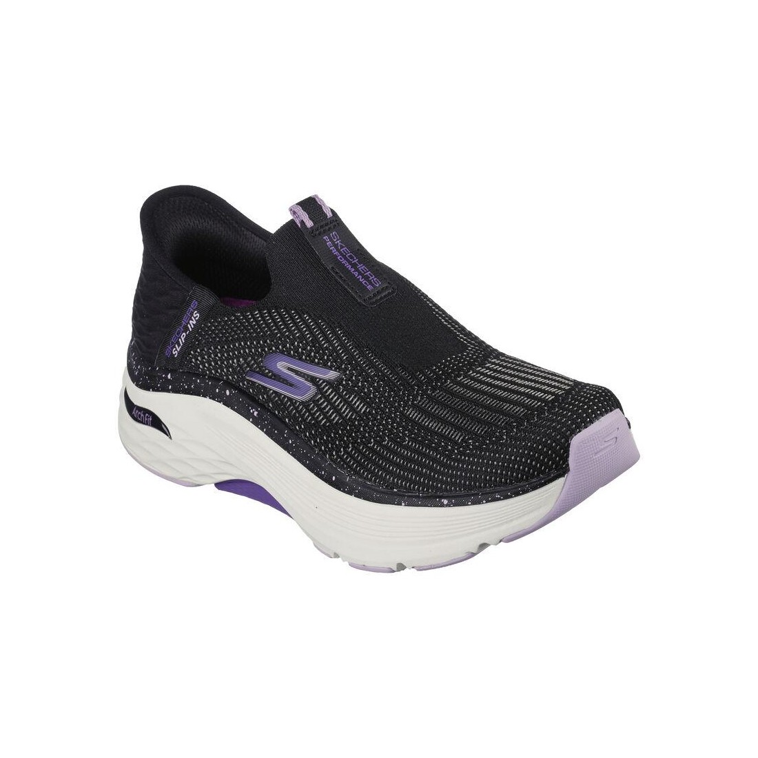 Giày Skechers Slip-Ins Max Cushioning Af - Fluidity Nữ Đen Tím