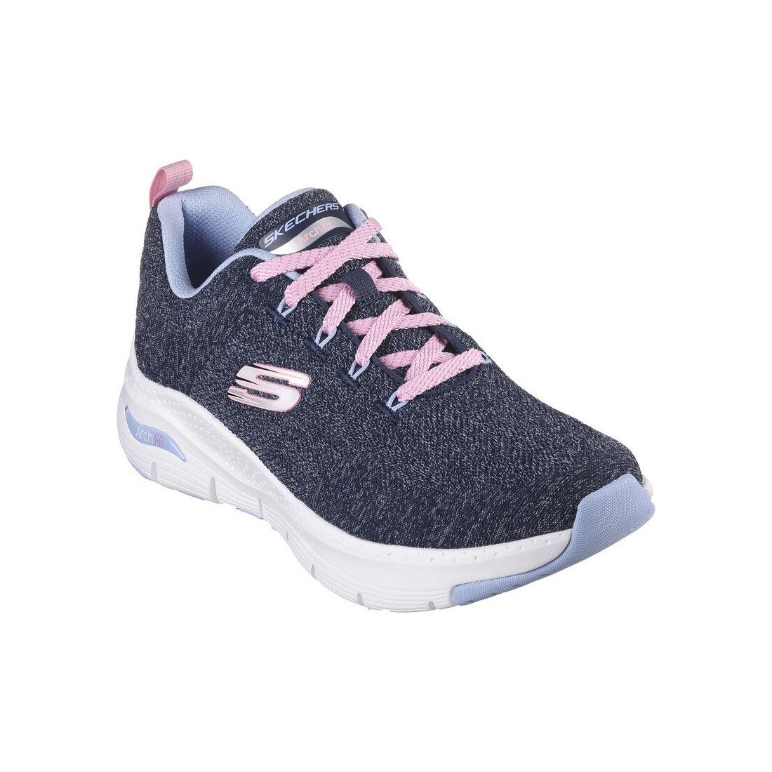 Giày Skechers Arch Fit - Comfy Wave Nữ Xám Đậm