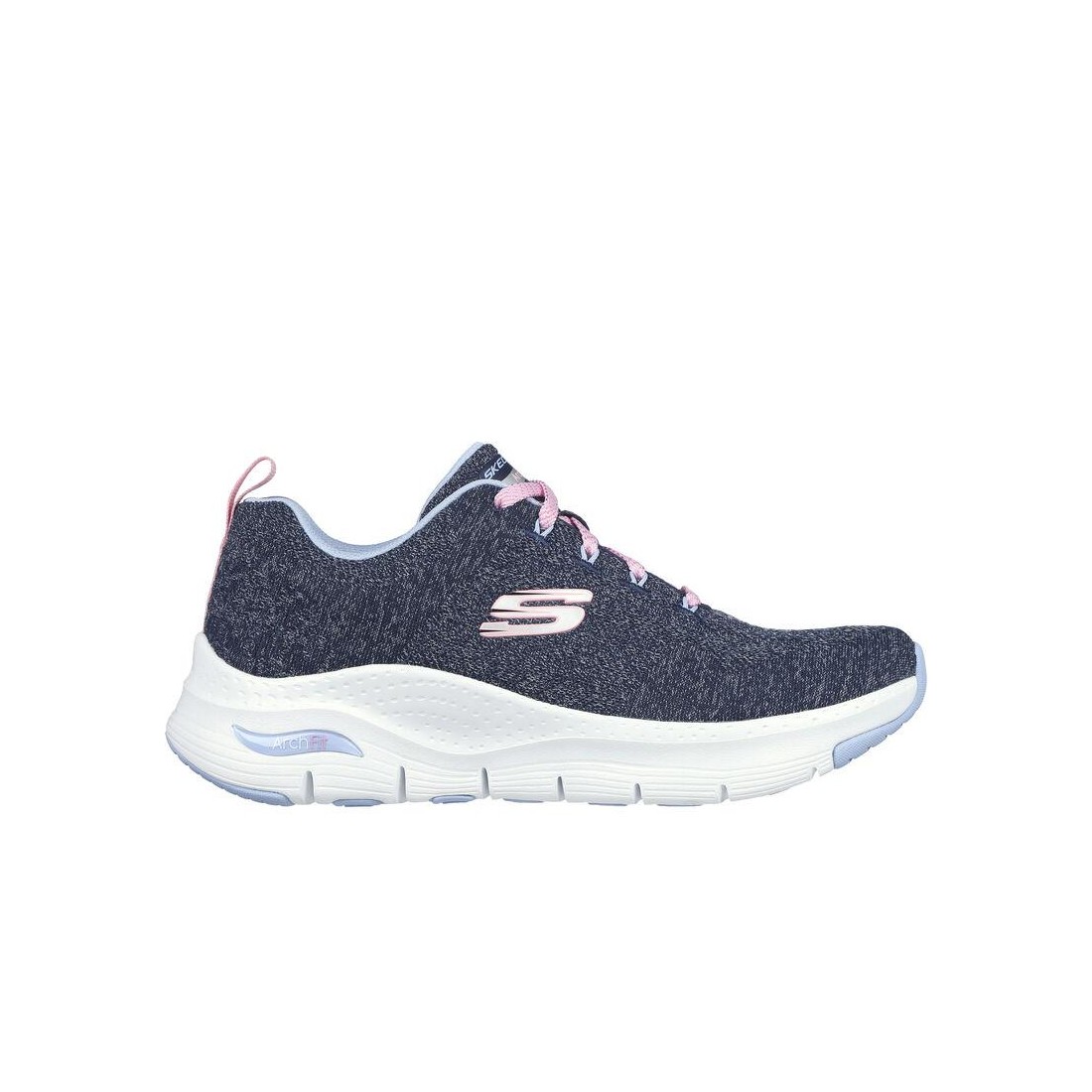 Giày Skechers Arch Fit - Comfy Wave Nữ Xám Đậm