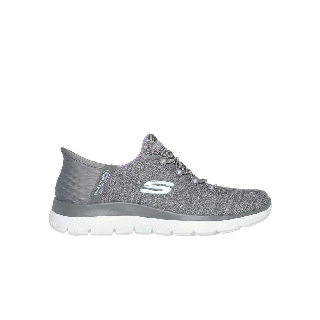 Giày Skechers Slip-Ins: Summits - Dazzling Haze Nữ Xám