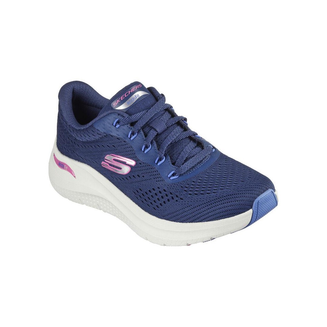 Giày Skechers Arch Fit 2.0 - Big League Nữ Xanh Navy