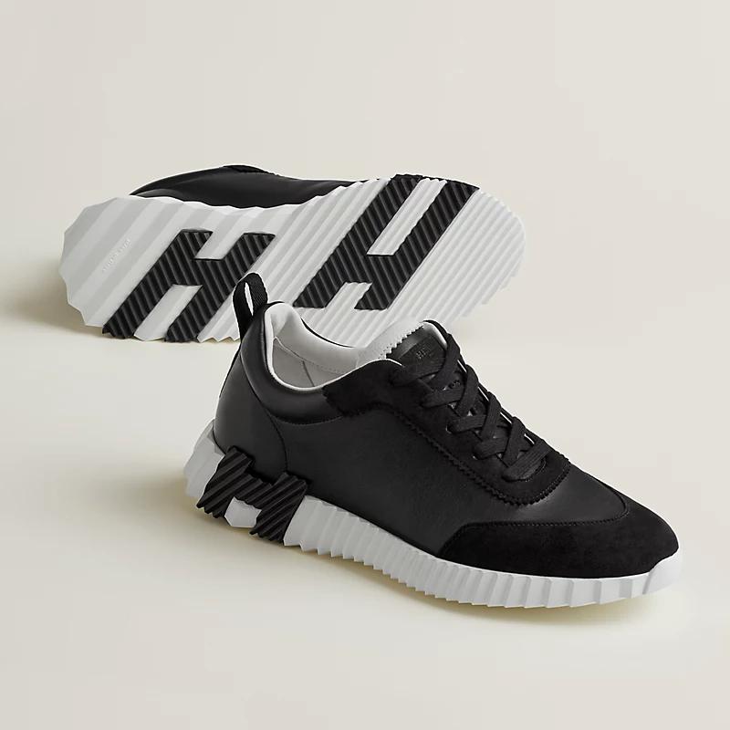 Giày Hermes Bouncing Sneaker Nam Đen Trắng