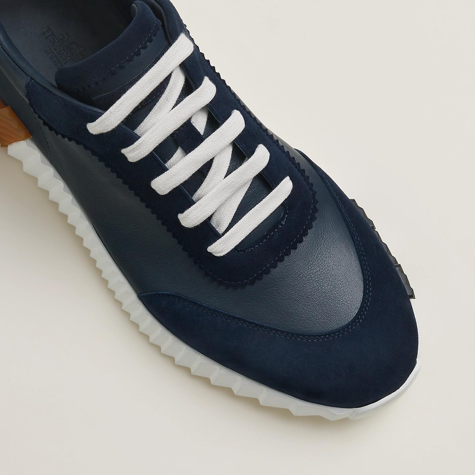 Giày Hermes Bouncing Sneaker Nam Xanh Navy